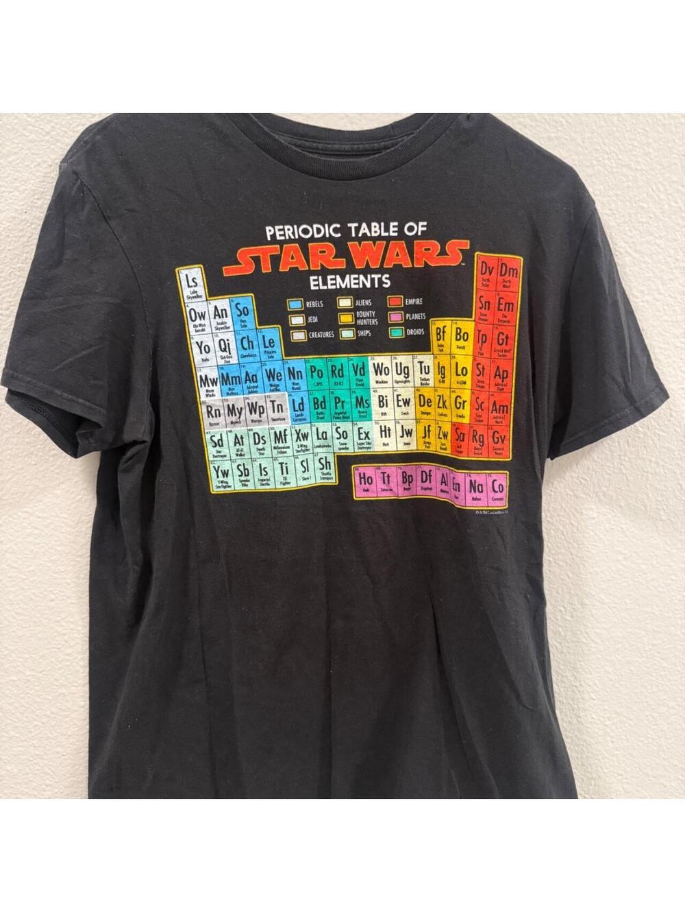 start wars periotic table T-Shirt size M